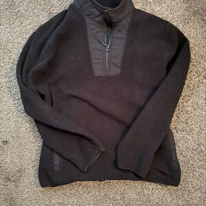 Old Navy Men's Black Zip-Up Sweater